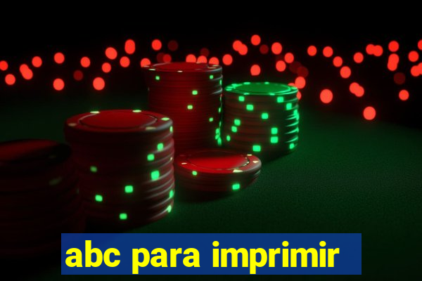 abc para imprimir
