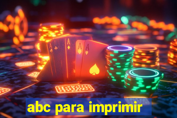 abc para imprimir