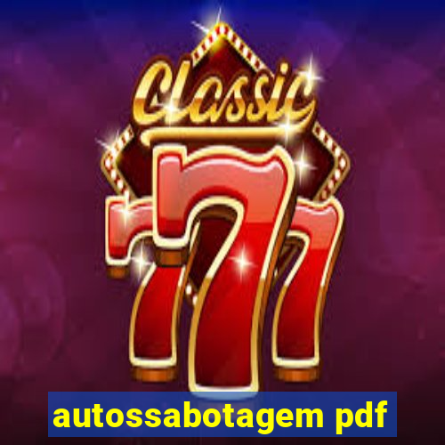 autossabotagem pdf