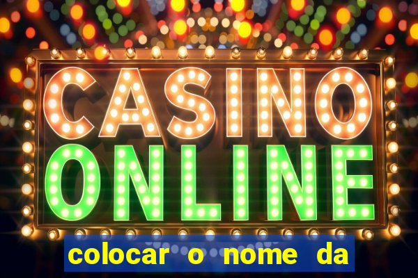 colocar o nome da pessoa no congelador
