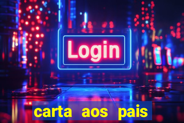 carta aos pais rubem alves