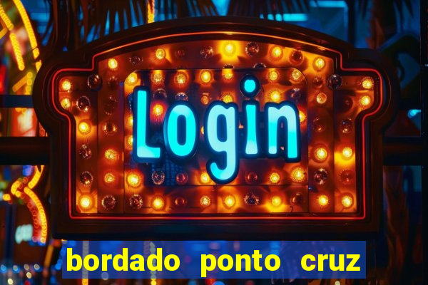 bordado ponto cruz do corinthians