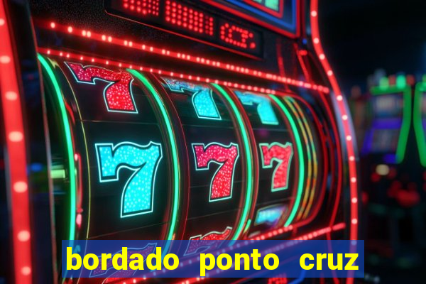 bordado ponto cruz do corinthians