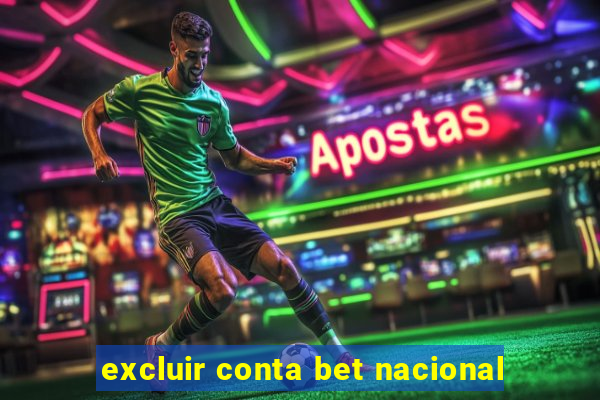 excluir conta bet nacional
