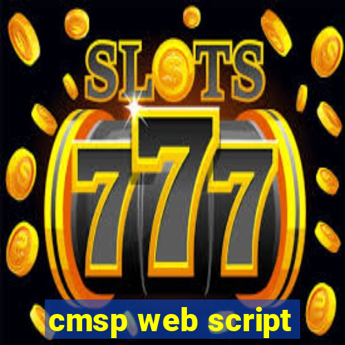 cmsp web script