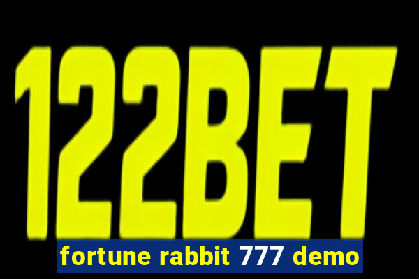 fortune rabbit 777 demo