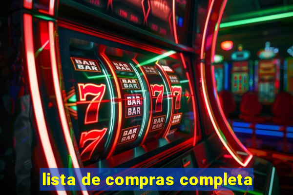 lista de compras completa