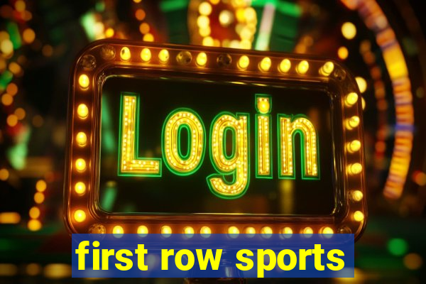 first row sports