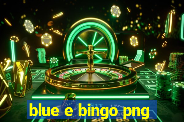 blue e bingo png