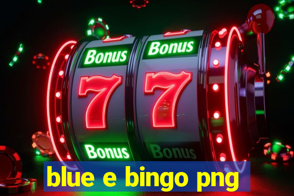blue e bingo png