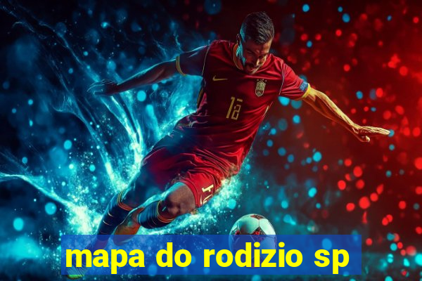 mapa do rodizio sp