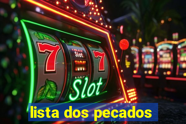 lista dos pecados