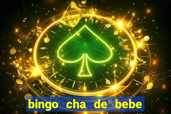 bingo cha de bebe cartelas para imprimir