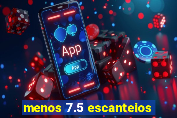 menos 7.5 escanteios