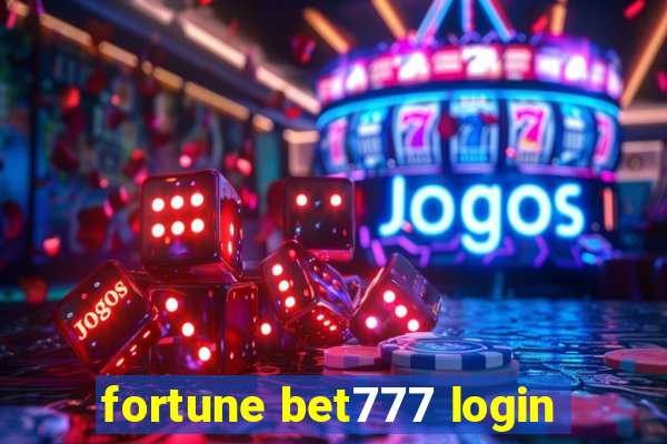 fortune bet777 login