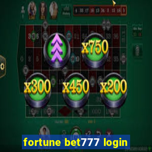 fortune bet777 login