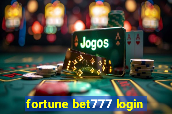 fortune bet777 login