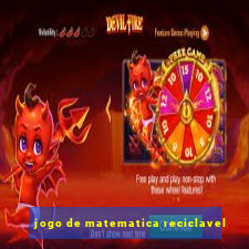 jogo de matematica reciclavel