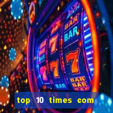 top 10 times com mais gols no mundo
