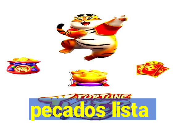 pecados lista
