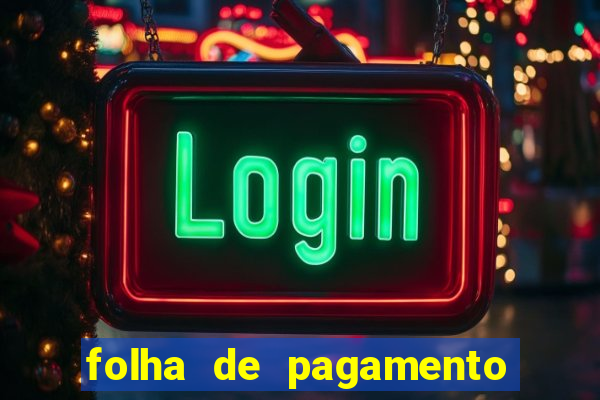 folha de pagamento para preencher word