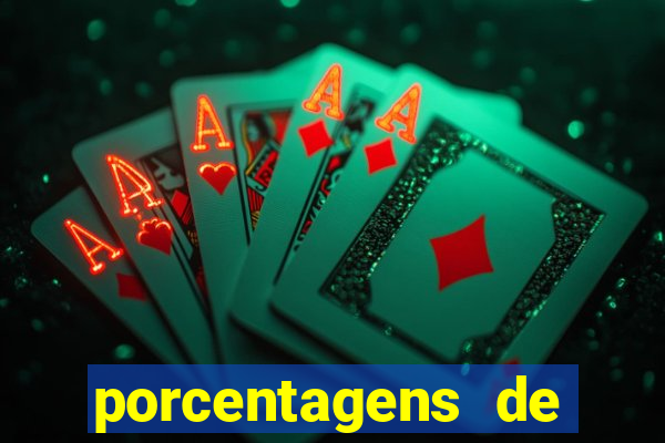 porcentagens de jogos pagantes