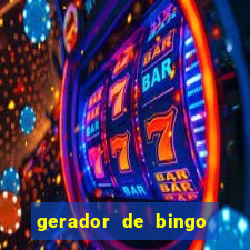 gerador de bingo de palavras