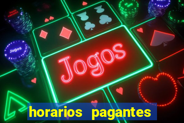 horarios pagantes fortune rabbit