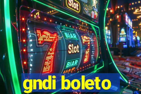 gndi boleto