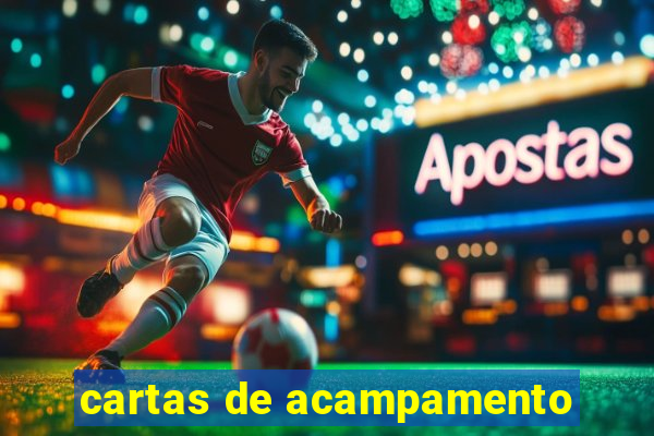 cartas de acampamento