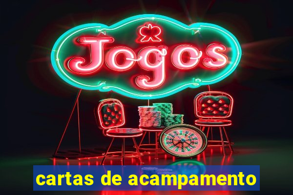 cartas de acampamento