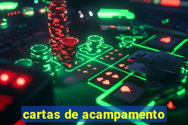 cartas de acampamento