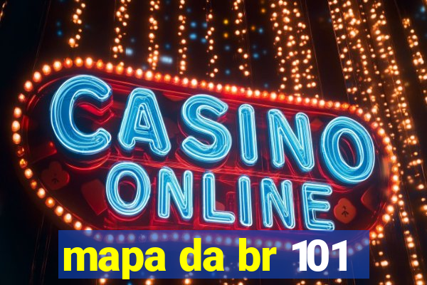 mapa da br 101