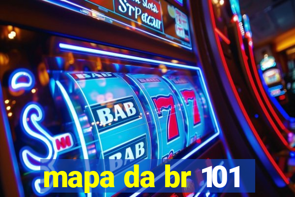 mapa da br 101