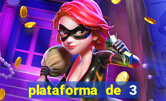 plataforma de 3 reais jogo