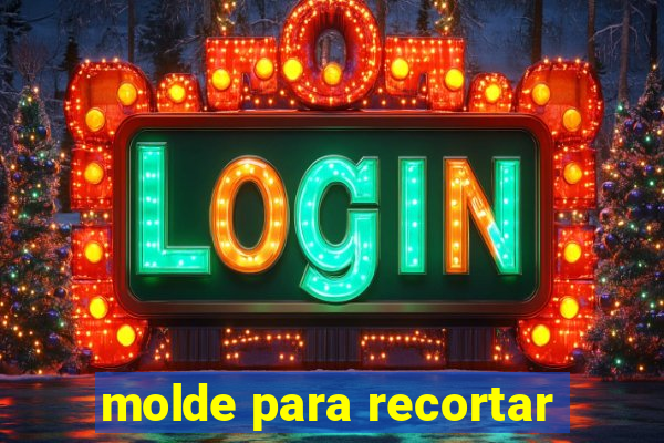 molde para recortar