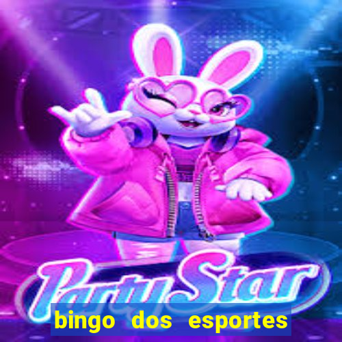 bingo dos esportes para imprimir