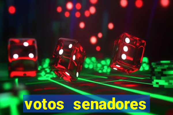 votos senadores impeachment moraes