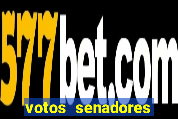 votos senadores impeachment moraes