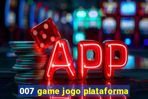 007 game jogo plataforma