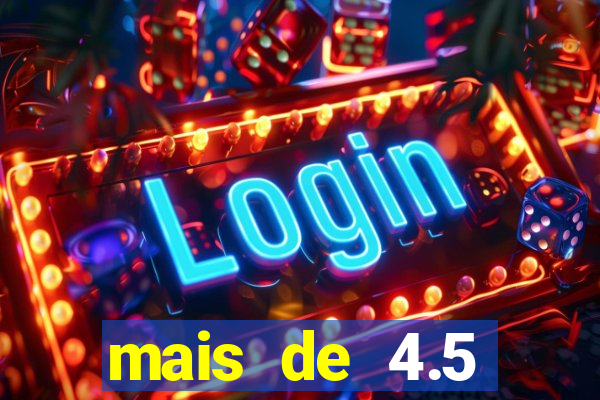 mais de 4.5 escanteios o que significa