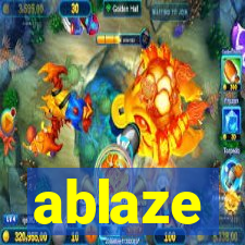 ablaze