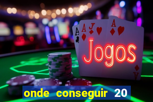 onde conseguir 20 reais agora