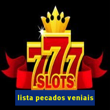 lista pecados veniais
