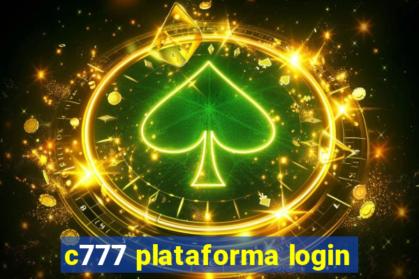 c777 plataforma login