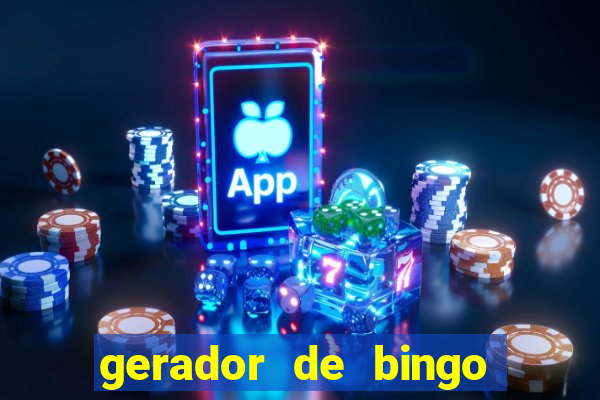 gerador de bingo cha de bebe