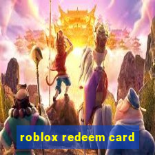 roblox redeem card
