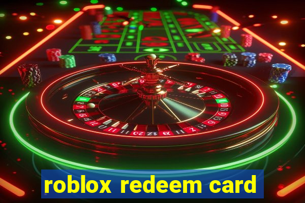 roblox redeem card