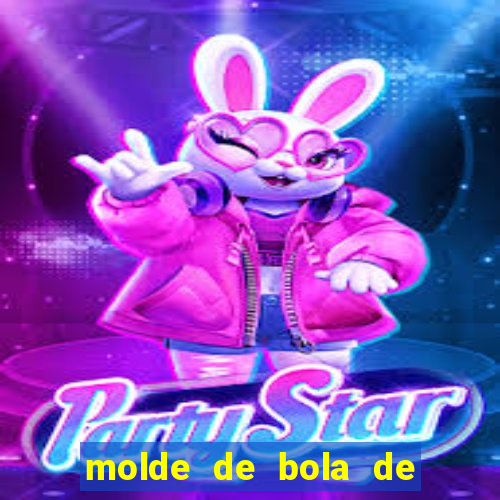 molde de bola de futebol para imprimir