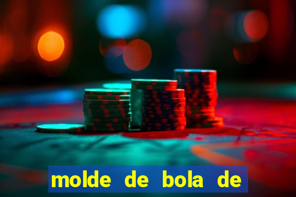 molde de bola de futebol para imprimir